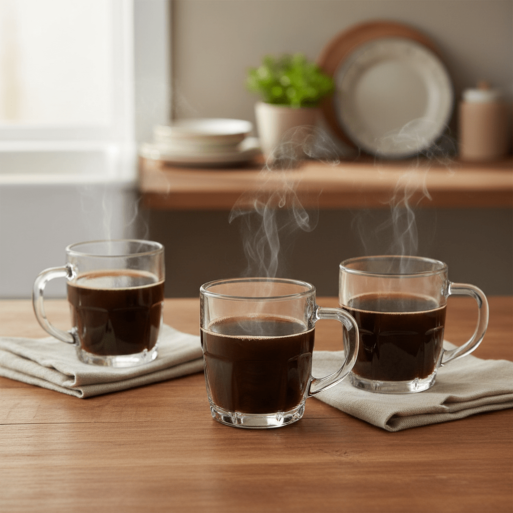 Germax Minimalist Clear Glass Cup Set of Three Pieces with 150 ml - Al Kabayel Discount CentreGermax Minimalist Clear Glass Cup Set of Three Pieces with 150 mlTumblersGermaxAl Kabayel Discount Centre