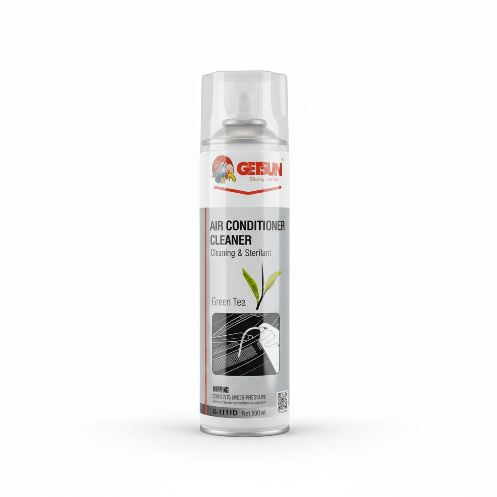 Getsun Air Conditioner Cleaner & Sterilant – Green Tea - 500ml - Al Kabayel Discount CentreGetsun Air Conditioner Cleaner & Sterilant – Green Tea - 500mlAutomotiveGetsunAl Kabayel Discount Centre