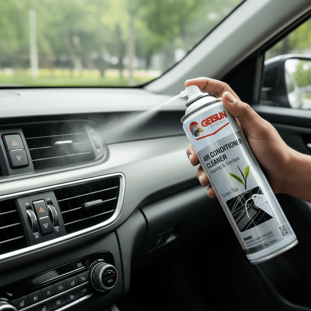 Getsun Air Conditioner Cleaner & Sterilant – Green Tea - 500ml - Al Kabayel Discount CentreGetsun Air Conditioner Cleaner & Sterilant – Green Tea - 500mlAutomotiveGetsunAl Kabayel Discount Centre