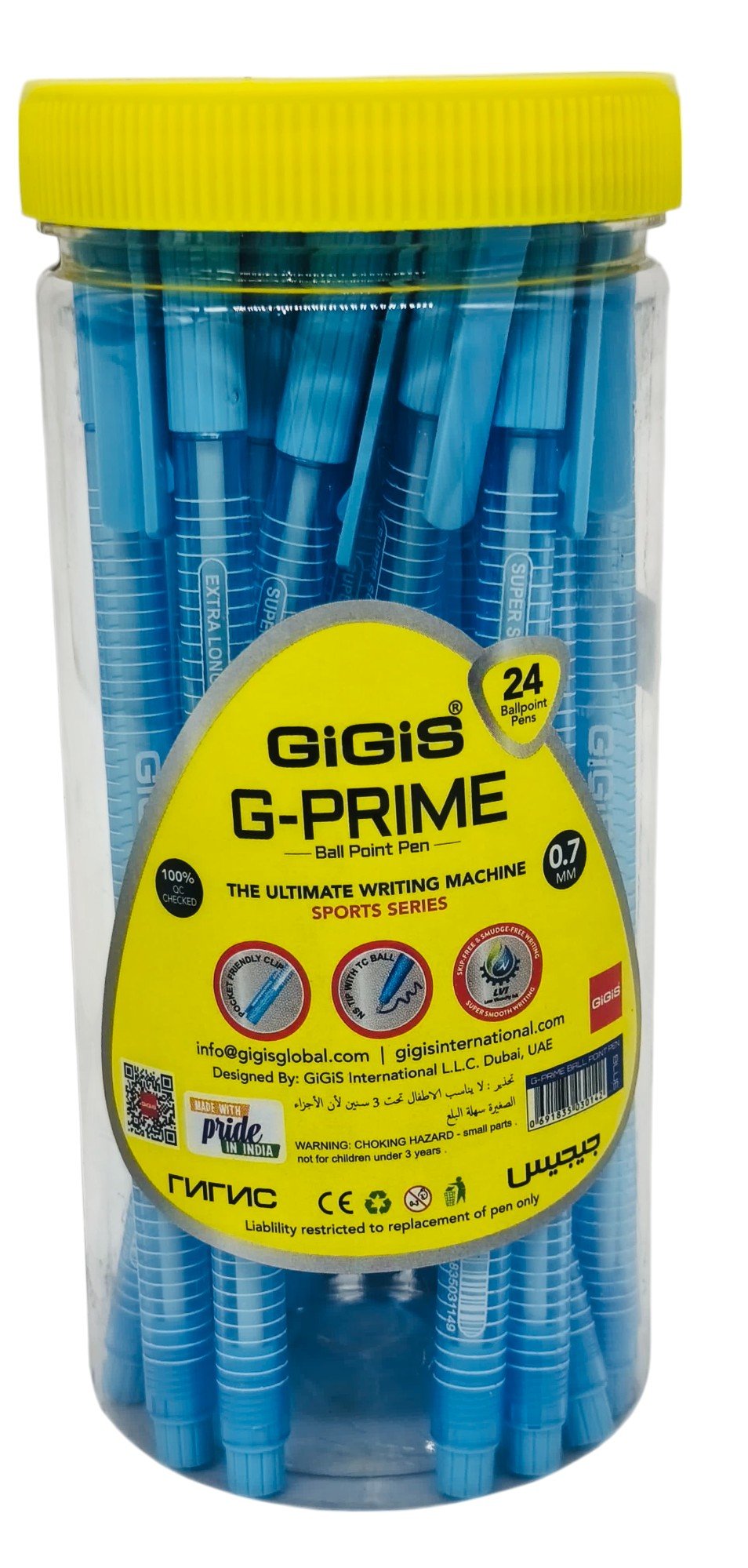 GIGIS 24pcs G - Prime 0.7mm Ball Point Pen, Blue - Al Kabayel Discount CentreGIGIS 24pcs G - Prime 0.7mm Ball Point Pen, BluePens, Pencils & MarkersGIGISAl Kabayel Discount Centre
