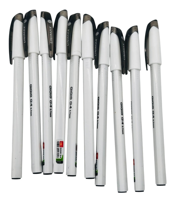 GIGIS 25pcs Unimax G4 0.7mm Ball Point Pen, Black - Al Kabayel Discount CentreGIGIS 25pcs Unimax G4 0.7mm Ball Point Pen, BlackPens, Pencils & MarkersGIGISAl Kabayel Discount Centre