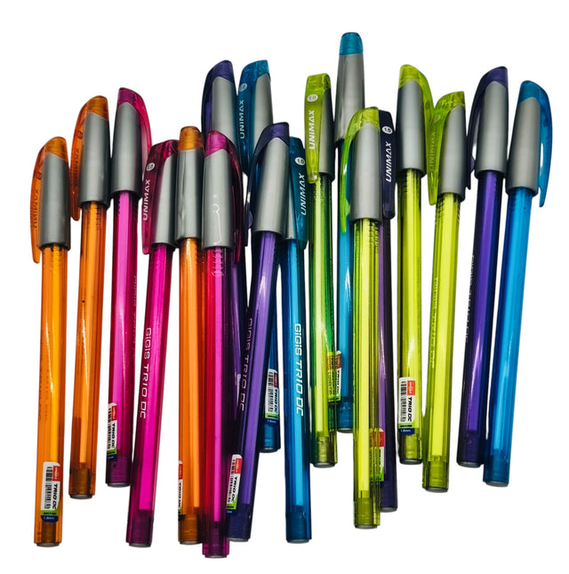 GIGIS 25pcs Unimax Trio - DC 1.0mm Ball Point Pen, Blue - Al Kabayel Discount CentreGIGIS 25pcs Unimax Trio - DC 1.0mm Ball Point Pen, BluePens, Pencils & MarkersGIGISAl Kabayel Discount Centre