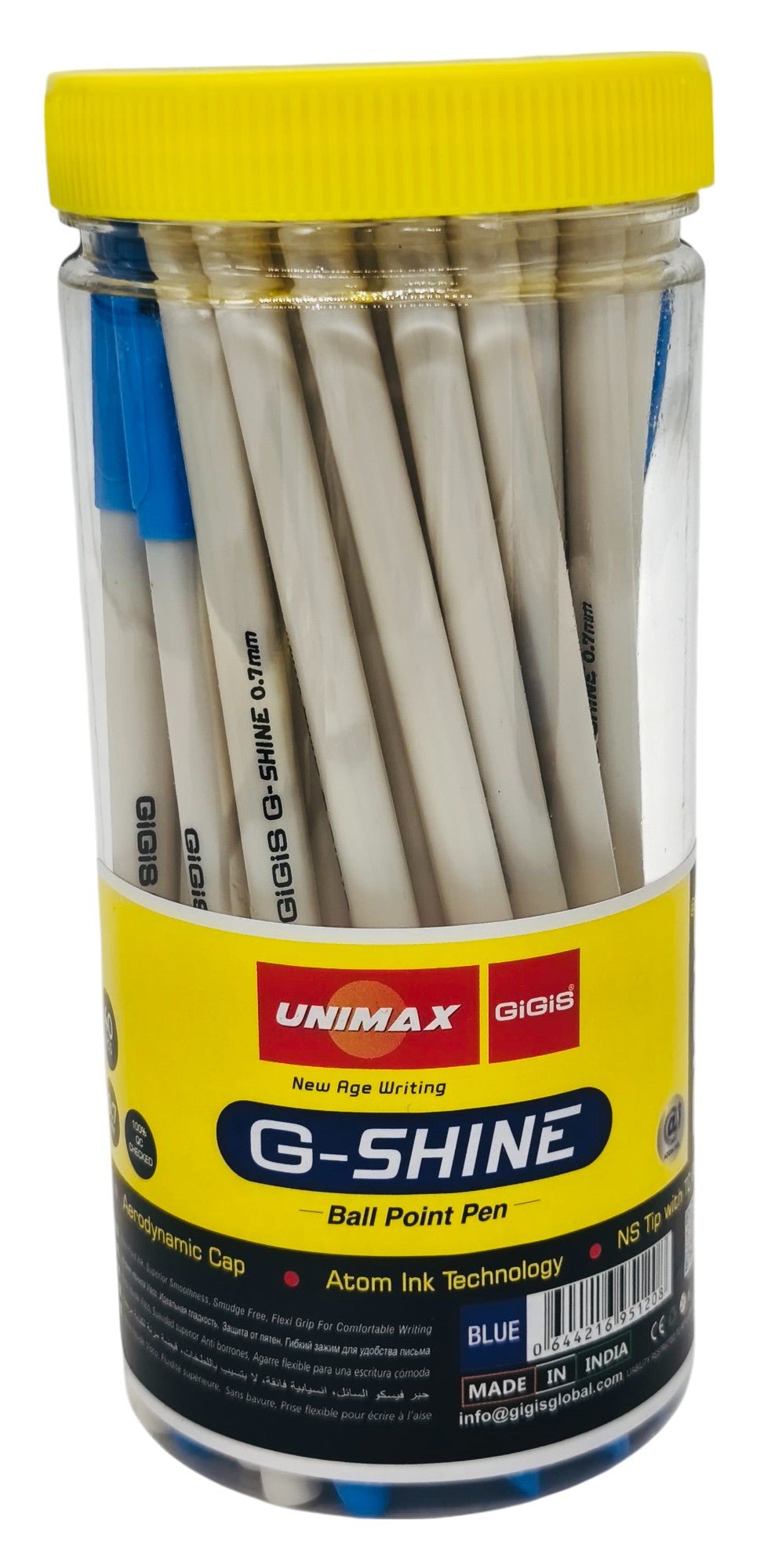 GIGIS 40pcs G - Shine 0.7mm Ball Point Pen, Blue - Al Kabayel Discount CentreGIGIS 40pcs G - Shine 0.7mm Ball Point Pen, BluePens, Pencils & MarkersGIGISAl Kabayel Discount Centre