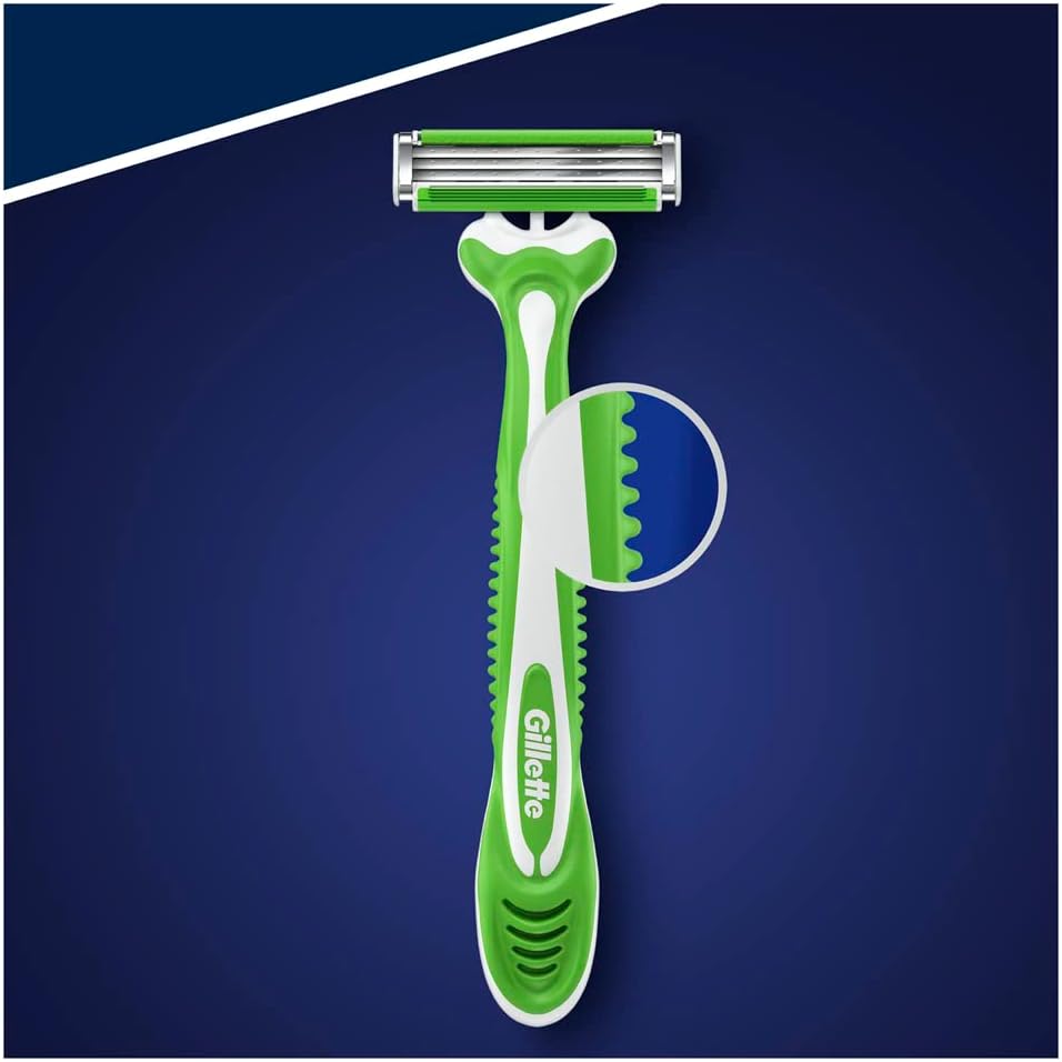 Gillette Blue 3 Sensitive Men's Disposable Razors - 3 Pieces - Al Kabayel Discount CentreGillette Blue 3 Sensitive Men's Disposable Razors - 3 PiecesPersonal Care & Styling ToolsGILLETTEAl Kabayel Discount Centre