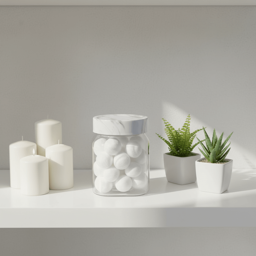 Glass Canister with Elegant Marble-Pattern Plastic Lid | 1 Litre Airtight Storage Jar for Kitchen, Pantry & Home Organisation - Al Kabayel Discount CentreGlass Canister with Elegant Marble-Pattern Plastic Lid | 1 Litre Airtight Storage Jar for Kitchen, Pantry & Home OrganisationJars & Food SaversAKDCAl Kabayel Discount Centre