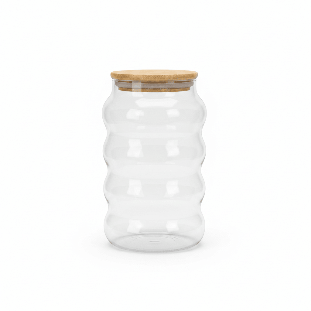 Glass Jar with Bamboo Lid – 400ml / 700ml - Al Kabayel Discount CentreGlass Jar with Bamboo Lid – 400ml / 700mlOrganizers & AccessoriesAKDCAl Kabayel Discount Centre