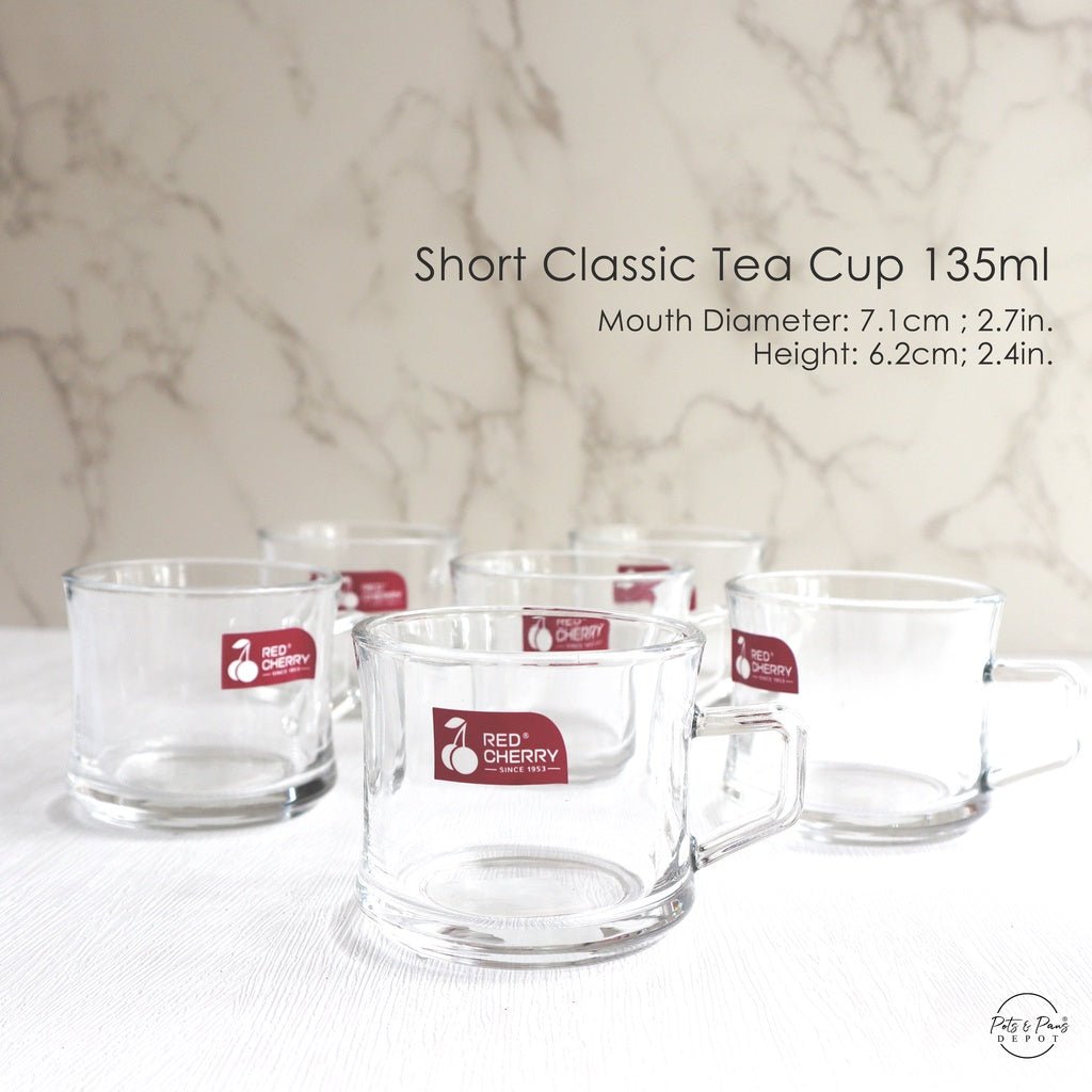Glass Tea Cup Set, 6 Pieces, Glass , Golden Line - Transparent 135ml - Al Kabayel Discount CentreGlass Tea Cup Set, 6 Pieces, Glass , Golden Line - Transparent 135mlTea CupsRED CHERRYAl Kabayel Discount Centre