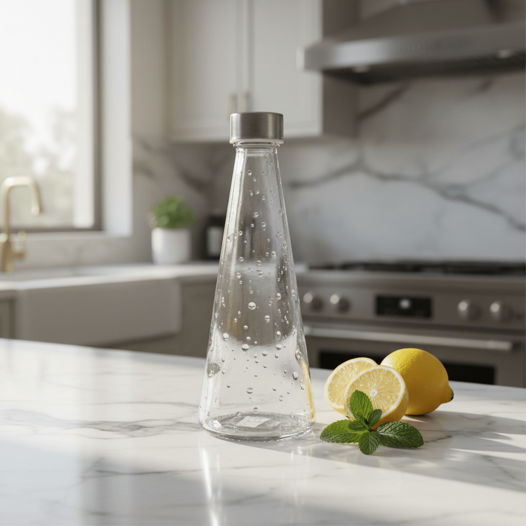 Glass Water Bottle with Lid | Bubble Texture Design | Premium Hydration Bottle for Home, Office & Gifting 500ml - Al Kabayel Discount CentreGlass Water Bottle with Lid | Bubble Texture Design | Premium Hydration Bottle for Home, Office & Gifting 500mlWater BottleAKDCAl Kabayel Discount Centre