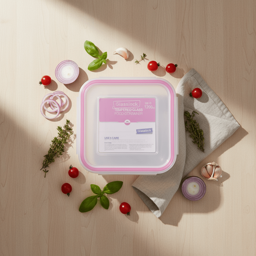 Glasslock Square Glass Storage Container with Airtight Plastic Lid – Durable and Stackable – 1200 ml - Al Kabayel Discount CentreGlasslock Square Glass Storage Container with Airtight Plastic Lid – Durable and Stackable – 1200 mlFood ContainersGLASSLOCKAl Kabayel Discount Centre