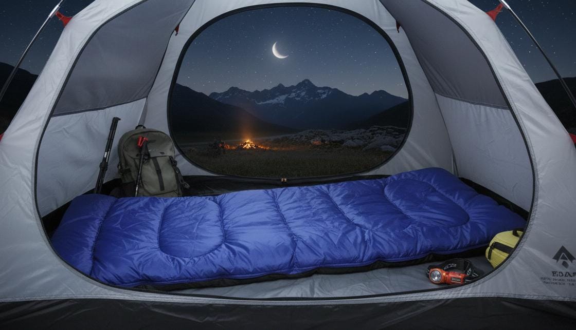 GoCamp Soft Comfort Camping Sleeping Bag – Lightweight Polyester Sleeping Bag for Outdoor & Travel, 190×75 cm - Al Kabayel Discount CentreGoCamp Soft Comfort Camping Sleeping Bag – Lightweight Polyester Sleeping Bag for Outdoor & Travel, 190×75 cmCamping & HikingGOCAMPAl Kabayel Discount Centre