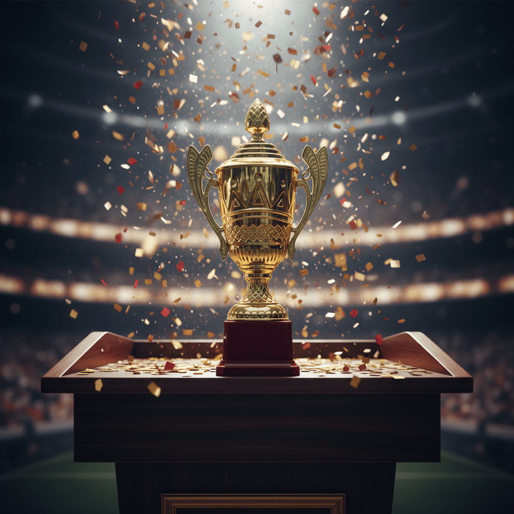 Gold & Red Elegant Plastic Trophy – 25cm Award Cup - Al Kabayel Discount CentreGold & Red Elegant Plastic Trophy – 25cm Award CupSportsAKDCAl Kabayel Discount Centre