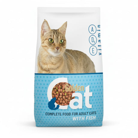 Golden Cat Complete Adult Food 1kg – Ocean Fish Flavor, Promotes Shiny Coat & Healthy Skin for Adult Cats - Al Kabayel Discount CentreGolden Cat Complete Adult Food 1kg – Ocean Fish Flavor, Promotes Shiny Coat & Healthy Skin for Adult CatsPet SuppliesGOLDENAl Kabayel Discount Centre