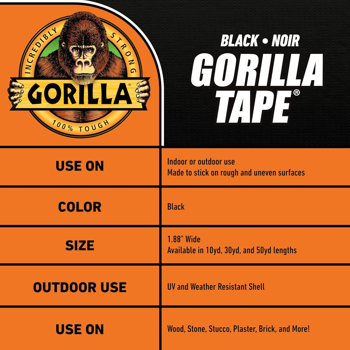 Gorilla Handy Tape To - Go – 1 Inch Mini Roll for Quick Repairs - Al Kabayel Discount CentreGorilla Handy Tape To - Go – 1 Inch Mini Roll for Quick RepairsTapes & Packaging TapesGORILLAAl Kabayel Discount Centre