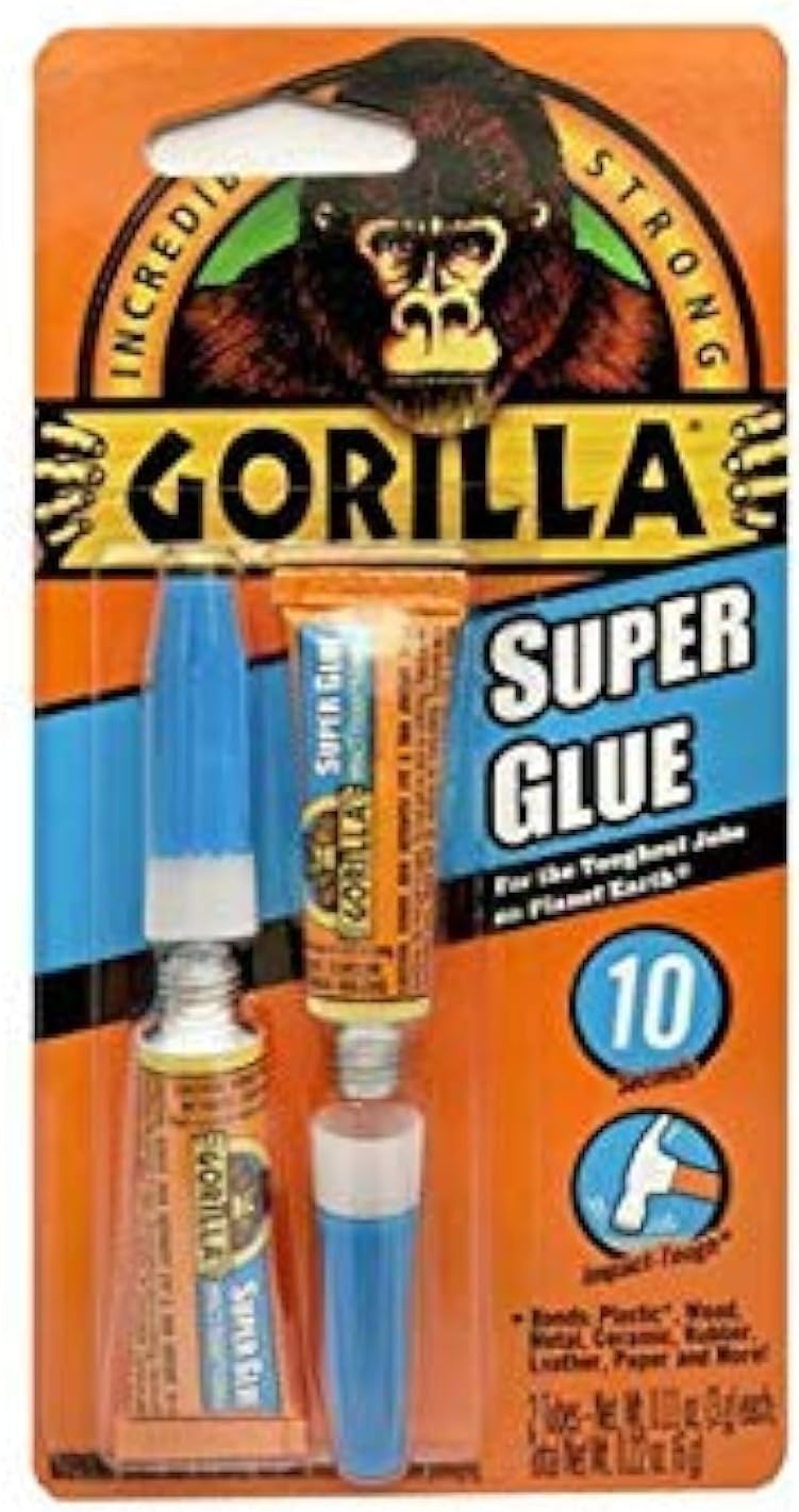 Gorilla Super Glue Twin Pack – 2 x 3g Clear High - Strength Adhesive Tubes - Al Kabayel Discount CentreGorilla Super Glue Twin Pack – 2 x 3g Clear High - Strength Adhesive TubesGlueGORILLAAl Kabayel Discount Centre
