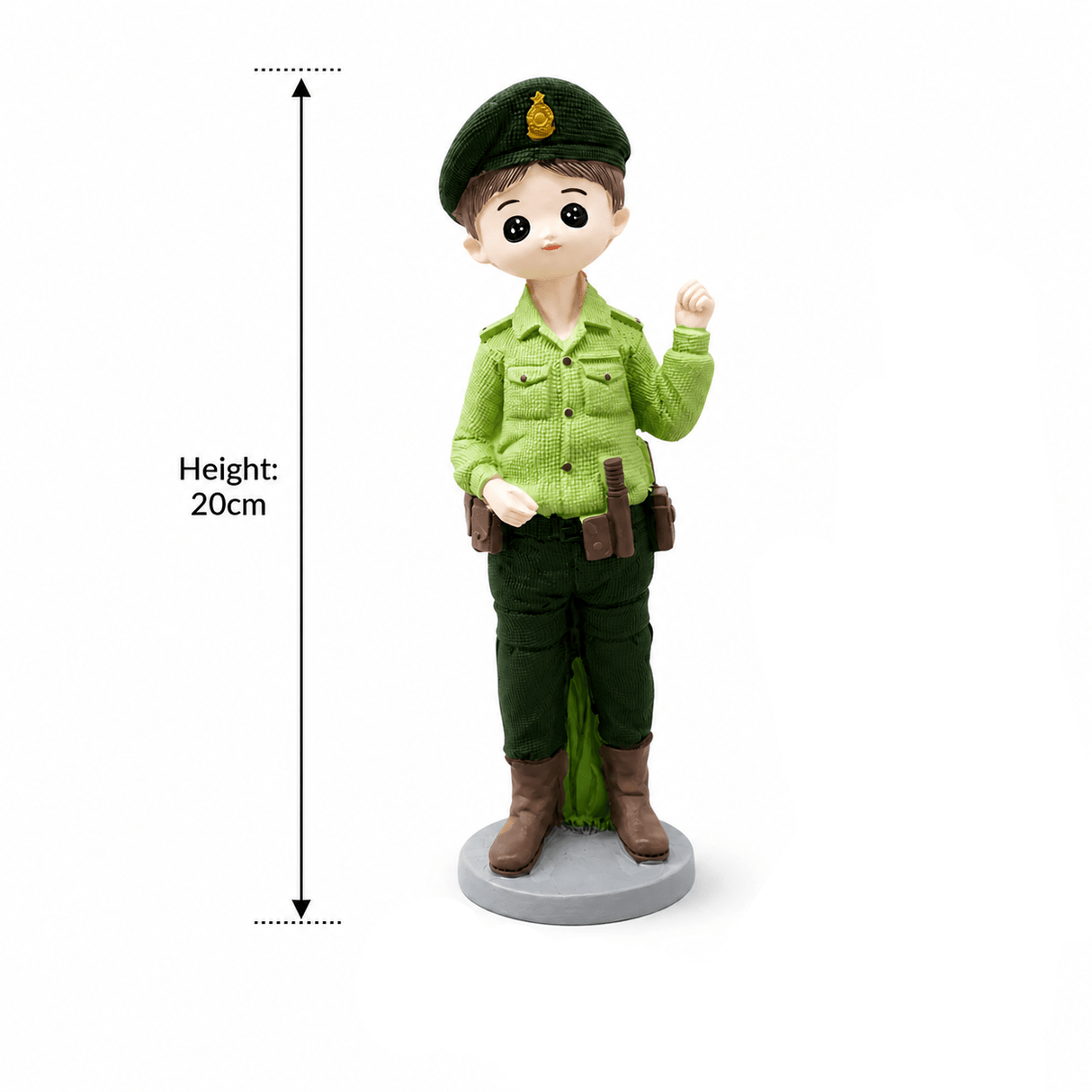 Green & Brown Boy Police Officer Polyresin Decorative Figurine - 20 cm - Al Kabayel Discount CentreGreen & Brown Boy Police Officer Polyresin Decorative Figurine - 20 cmHome Décor AccentsAKDCAl Kabayel Discount Centre