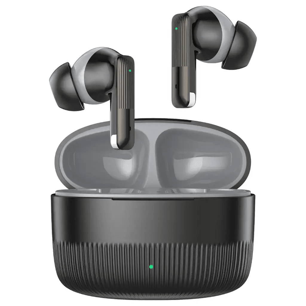 Green Lion Vancouver True Wireless Earbuds Silicone Case Included, V6.0 Bluetooth, Dual Mic ENC, 12Hrs with Case, Black - Al Kabayel Discount CentreGreen Lion Vancouver True Wireless Earbuds Silicone Case Included, V6.0 Bluetooth, Dual Mic ENC, 12Hrs with Case, BlackElectronic AppliancesGREEN LIONAl Kabayel Discount Centre