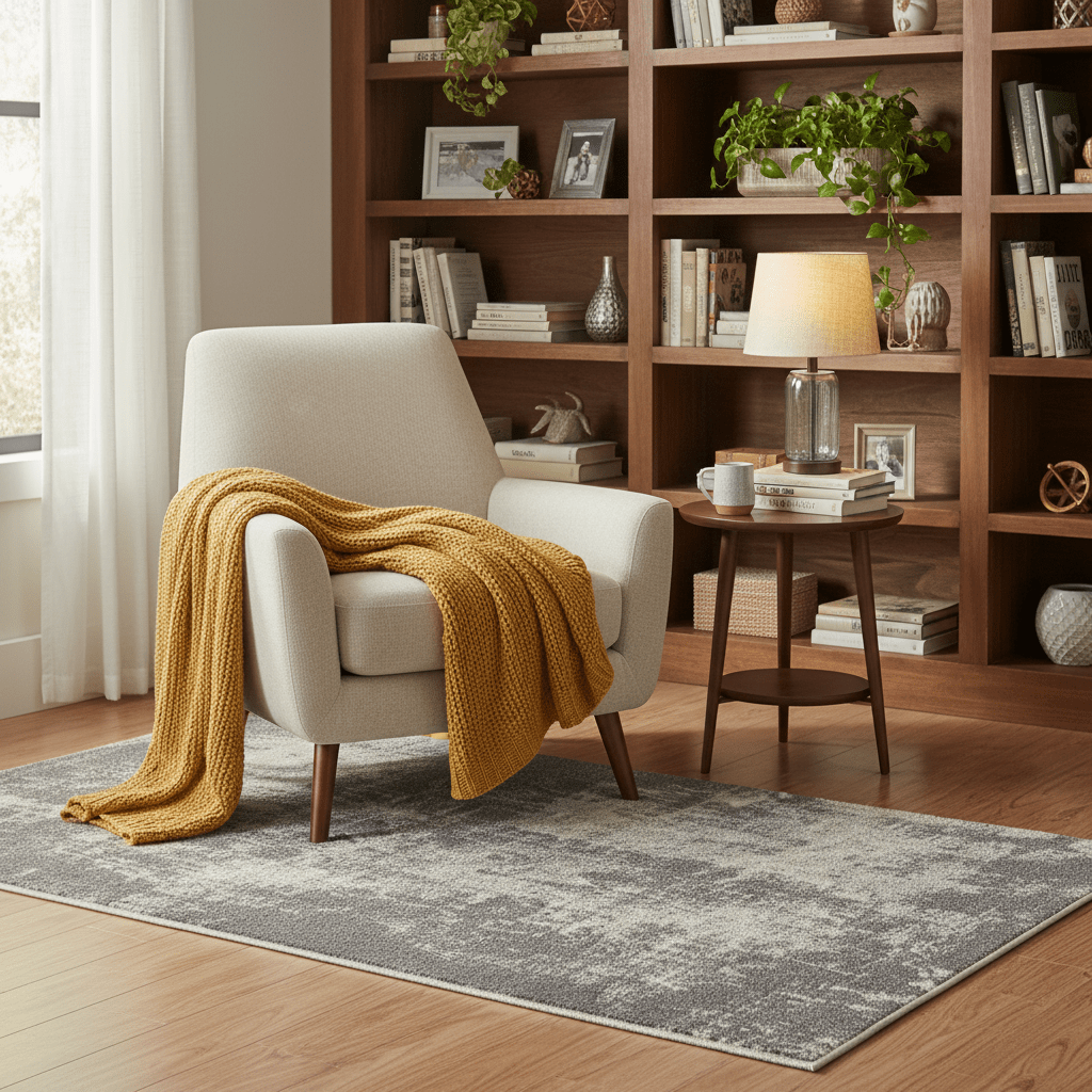 Grey & Cream Abstract Distressed Jod Carpet | Modern Luxury Area Rug | 80 × 150 cm | - Al Kabayel Discount CentreGrey & Cream Abstract Distressed Jod Carpet | Modern Luxury Area Rug | 80 × 150 cm |DoormatsAKDCAl Kabayel Discount Centre