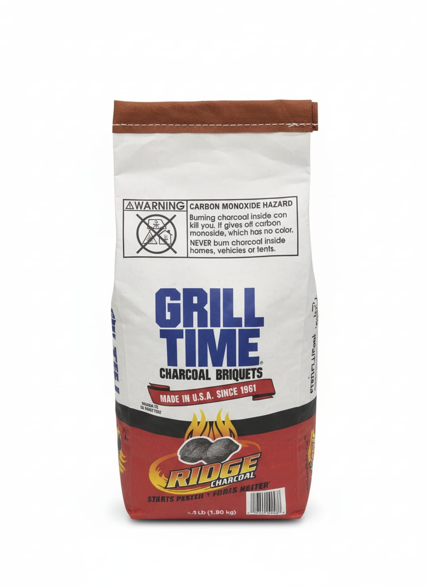 Grill Time Charcoal Briquets 1.9 kg | Long - Burning BBQ Fuel | Smokeless Premium Charcoal for Barbecue, Grilling & Outdoor Cooking - Al Kabayel Discount CentreGrill Time Charcoal Briquets 1.9 kg | Long - Burning BBQ Fuel | Smokeless Premium Charcoal for Barbecue, Grilling & Outdoor CookingCharcoals & GasGRILL TIMEAl Kabayel Discount Centre