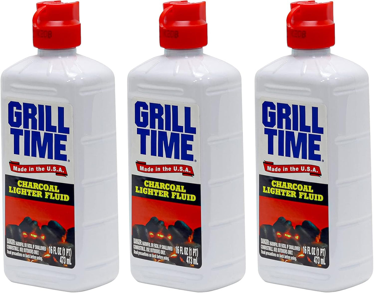 GRILL Time Charcoal Lighter Fluid BBQ fire fluid. Barbecue lighter. Quickly & Easily Ignite BBQ Grills With Lighter Fluid. odorless fluid Pack of 3 - Al Kabayel Discount CenterGRILL Time Charcoal Lighter Fluid BBQ fire fluid. Barbecue lighter. Quickly & Easily Ignite BBQ Grills With Lighter Fluid. odorless fluid Pack of 3Barbecue & Outdoor DiningGRILL TIMEAl Kabayel Discount Center