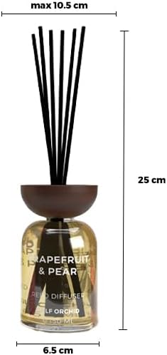 GULF ORCHID Reed Diffuser - Grapefruit & Pear 150ml - Al Kabayel Discount CentreGULF ORCHID Reed Diffuser - Grapefruit & Pear 150mlHome FragrancesGULF ORCHIDAl Kabayel Discount Centre