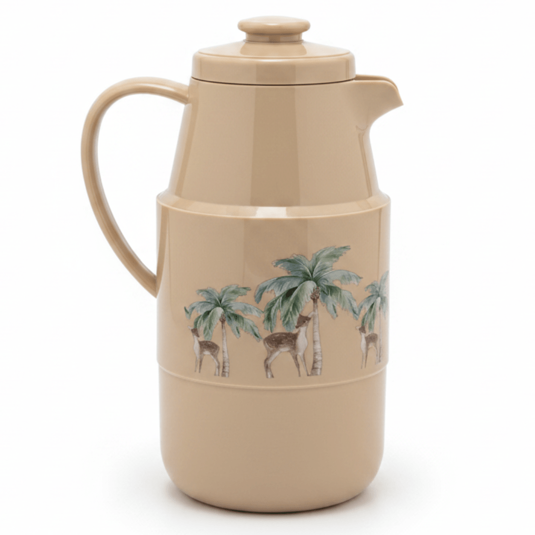 Hamid Coffee Vacuum Flask | Deer & Palm Tree Design | 2 Litre - Al Kabayel Discount CentreHamid Coffee Vacuum Flask | Deer & Palm Tree Design | 2 LitreThermosHAMIDAl Kabayel Discount Centre