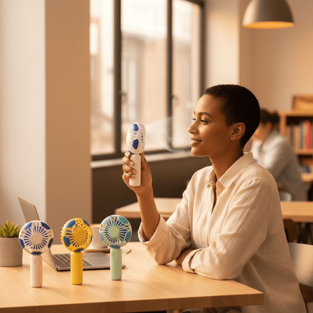 Handheld Mini Fan – Compact & Rechargeable | 15cm - Al Kabayel Discount CentreHandheld Mini Fan – Compact & Rechargeable | 15cmToysAKDCAl Kabayel Discount Centre