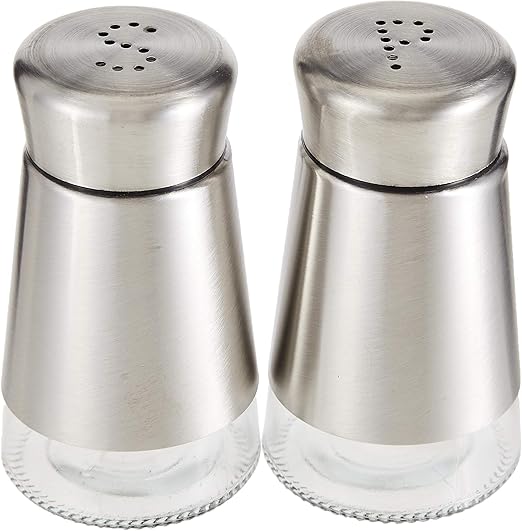 Harmony 90ml Salt & Pepper Shaker Set – 2 Pieces - Silver