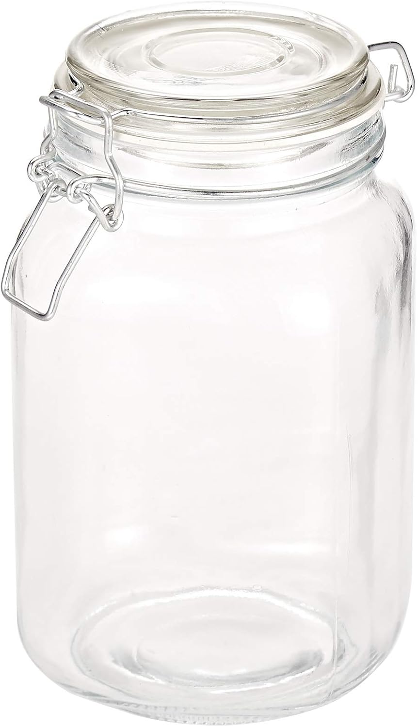 Harmony 2724623305677 Glass Jar with Glass Lid and Metal Clip, 1500 ml - Al Kabayel Dicount CenterHarmony 2724623305677 Glass Jar with Glass Lid and Metal Clip, 1500 mlglass jarharmonyAl Kabayel Dicount Center