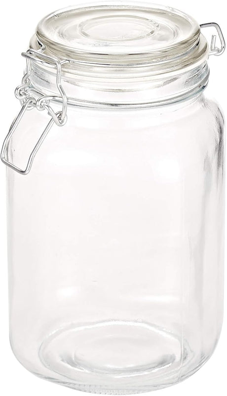 Harmony 2724623305677 Glass Jar with Glass Lid and Metal Clip, 1500 ml - Al Kabayel Dicount CenterHarmony 2724623305677 Glass Jar with Glass Lid and Metal Clip, 1500 mlglass jarharmonyAl Kabayel Dicount Center