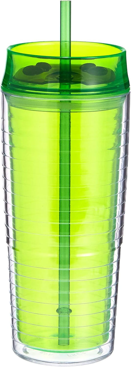 Harmony 2724623307466 600ml bottle with lid and straw - green - Al Kabayel Dicount CenterHarmony 2724623307466 600ml bottle with lid and straw - greenOrganizers & AccessoriesharmonyAl Kabayel Dicount Center