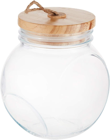 Harmony 2724623316215 680 ml Glass Jar with Wooden Lid - Al Kabayel Dicount CenterHarmony 2724623316215 680 ml Glass Jar with Wooden Lidglass jarharmonyAl Kabayel Dicount Center