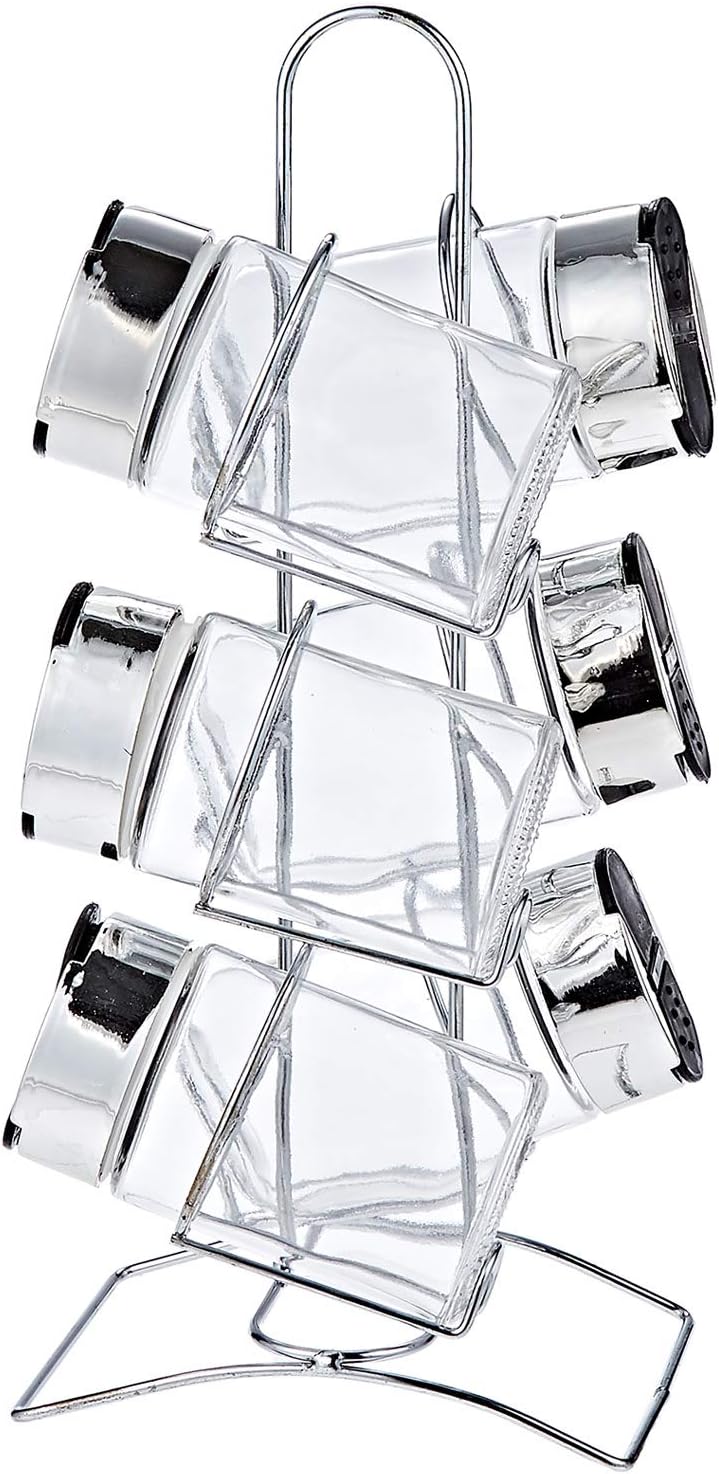 Harmony 6-Piece Flip-Top Spice Shaker Set with Metal Rack - Al Kabayel Discount CentreHarmony 6-Piece Flip-Top Spice Shaker Set with Metal RackKitchen Utensils & GadgetsHARMONYAl Kabayel Discount Centre