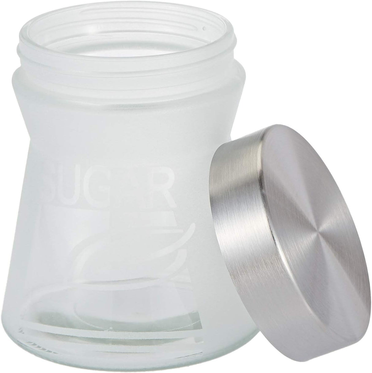 Harmony 680ml Table Top Frosted Glass Jar With Metal Cover - 3 Pieces - Al Kabayel Dicount CenterHarmony 680ml Table Top Frosted Glass Jar With Metal Cover - 3 Piecesglass jarharmonyAl Kabayel Dicount Center