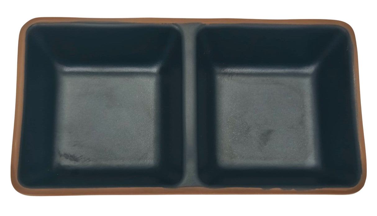 HARMONY Melamine 2 - Part Sauce Dish 13cm*7cm*3cm, Brown/Black - Al Kabayel Discount CentreHARMONY Melamine 2 - Part Sauce Dish 13cm*7cm*3cm, Brown/BlackBowlsHARMONYAl Kabayel Discount Centre