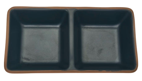 HARMONY Melamine 2 - Part Sauce Dish 13cm*7cm*3cm, Brown/Black - Al Kabayel Discount CentreHARMONY Melamine 2 - Part Sauce Dish 13cm*7cm*3cm, Brown/BlackBowlsHARMONYAl Kabayel Discount Centre