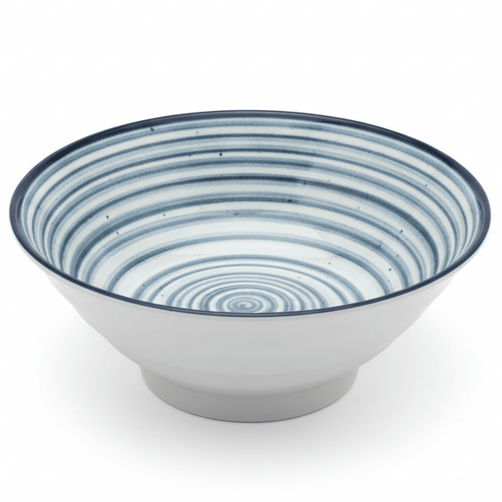 Harmony Melamine Blue Thread Design Decorative Bowl Medium Serving Bowl for Salads, Pasta and More – 9.5 Inch - Al Kabayel Discount CentreHarmony Melamine Blue Thread Design Decorative Bowl Medium Serving Bowl for Salads, Pasta and More – 9.5 InchBowlsHARMONYAl Kabayel Discount Centre