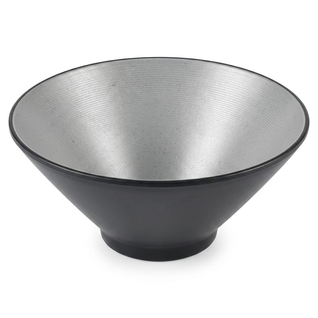 Harmony Melamine Bowl 22×9 cm – Gray & Black - Al Kabayel Discount CentreHarmony Melamine Bowl 22×9 cm – Gray & BlackBowlsHARMONYAl Kabayel Discount Centre