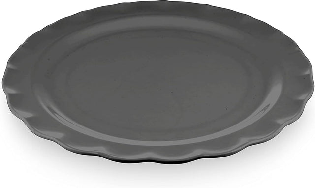 Harmony Melamine Horeca Big Serving Flower Plate - 36.5cmX2cm - Black - Al Kabayel Discount CentreHarmony Melamine Horeca Big Serving Flower Plate - 36.5cmX2cm - BlackPlatesHARMONYAl Kabayel Discount Centre
