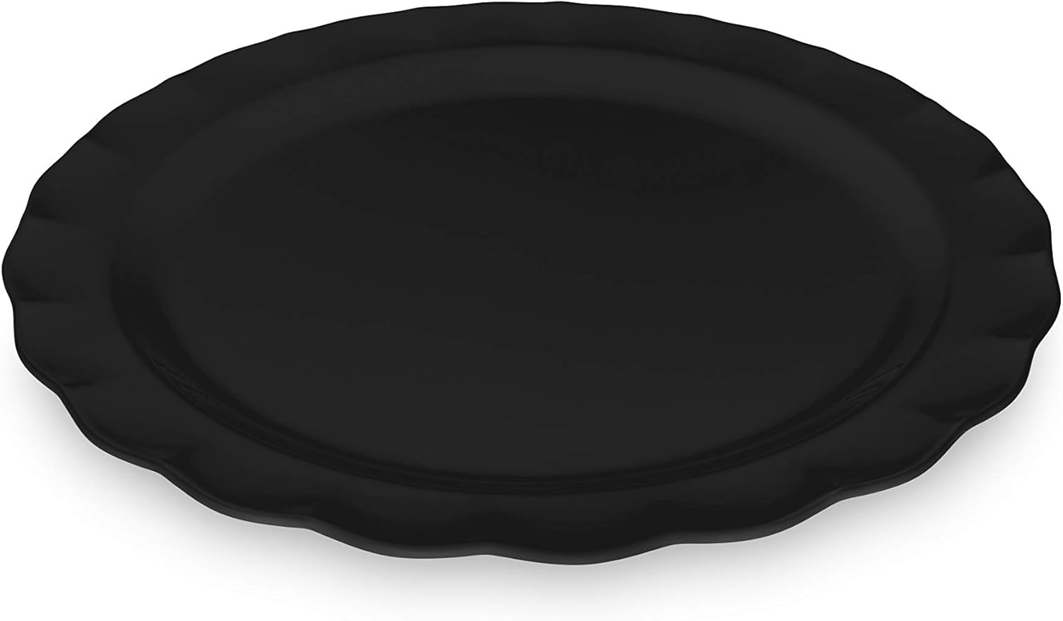 Harmony Melamine Horeca Big Serving Flower Plate - 51cmX3.3cm - Black - Al Kabayel Discount CentreHarmony Melamine Horeca Big Serving Flower Plate - 51cmX3.3cm - BlackPlatesHARMONYAl Kabayel Discount Centre