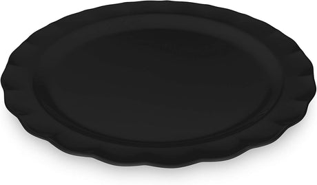 Harmony Melamine Horeca Big Serving Flower Plate - 51cmX3.3cm - Black - Al Kabayel Discount CentreHarmony Melamine Horeca Big Serving Flower Plate - 51cmX3.3cm - BlackPlatesHARMONYAl Kabayel Discount Centre