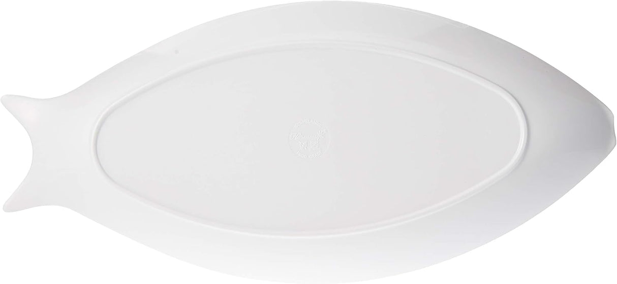 Harmony Melamine Horeca Serving Fish Plate - 45.5cmX20.7cmX3cm - White - Al Kabayel Discount CentreHarmony Melamine Horeca Serving Fish Plate - 45.5cmX20.7cmX3cm - WhitePlatesHARMONYAl Kabayel Discount Centre