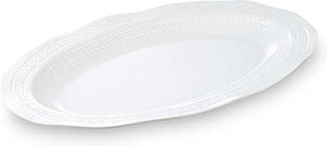 Harmony Melamine Oval Serving Tray - 51cmX34cm - White - Al Kabayel Discount CentreHarmony Melamine Oval Serving Tray - 51cmX34cm - WhiteServing TraysHARMONYAl Kabayel Discount Centre