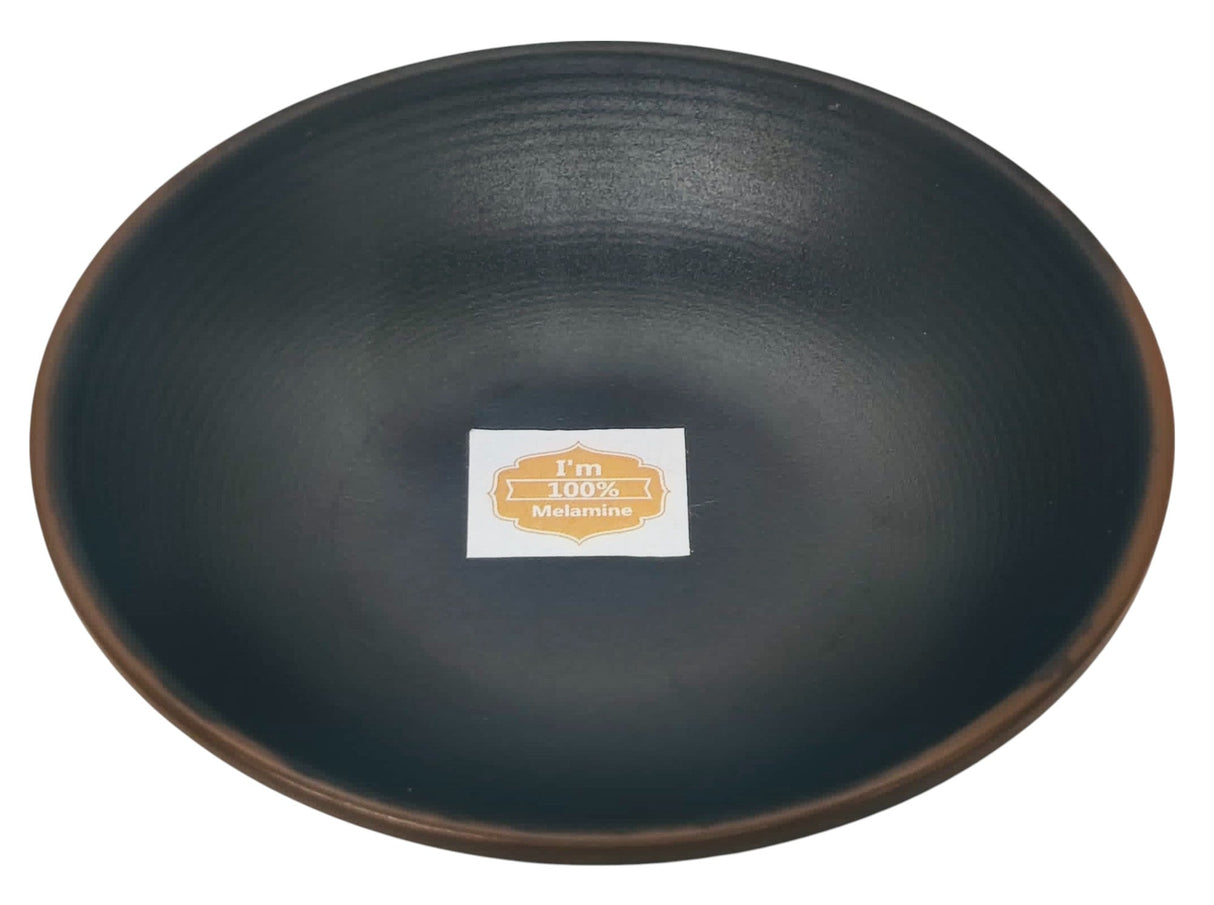 HARMONY Melamine Round Dish 10cm*2cm, Brown/Black - Al Kabayel Discount CentreHARMONY Melamine Round Dish 10cm*2cm, Brown/BlackBowlsHARMONYAl Kabayel Discount Centre