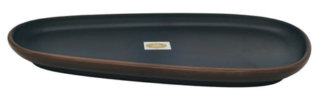HARMONY Melamine Serving Plate 23cm*12cm*2cm, Brown/Black - Al Kabayel Discount CentreHARMONY Melamine Serving Plate 23cm*12cm*2cm, Brown/BlackPlatesHARMONYAl Kabayel Discount Centre