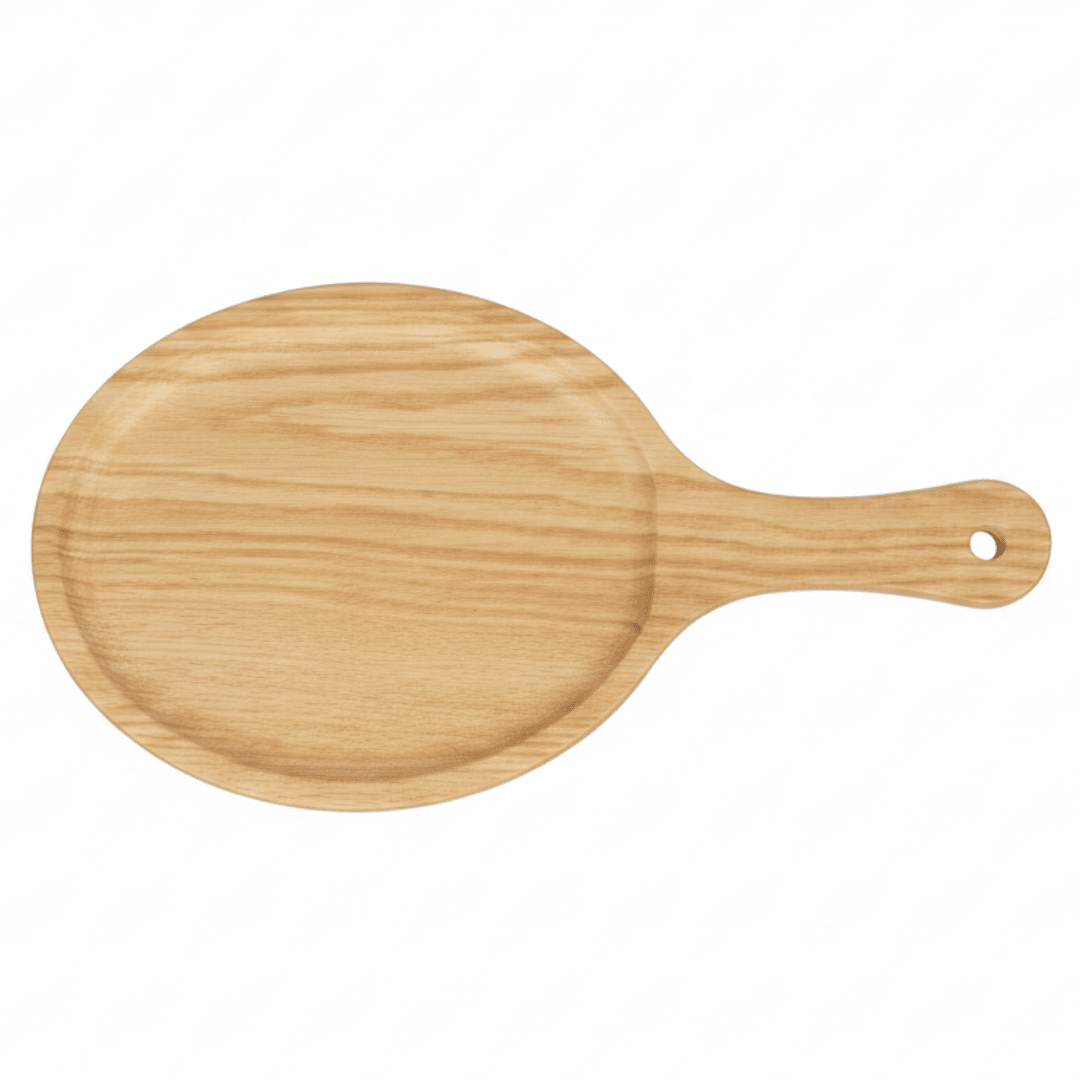 Harmony Oval Wood Grain Melamine Pizza Serving Plate Lightweight Durable 24×18 cm - Al Kabayel Discount CentreHarmony Oval Wood Grain Melamine Pizza Serving Plate Lightweight Durable 24×18 cmServing TraysHARMONYAl Kabayel Discount Centre