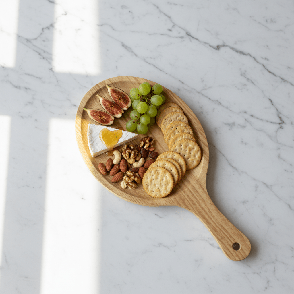 Harmony Oval Wood Grain Melamine Pizza Serving Plate Lightweight Durable 24×18 cm - Al Kabayel Discount CentreHarmony Oval Wood Grain Melamine Pizza Serving Plate Lightweight Durable 24×18 cmServing TraysHARMONYAl Kabayel Discount Centre