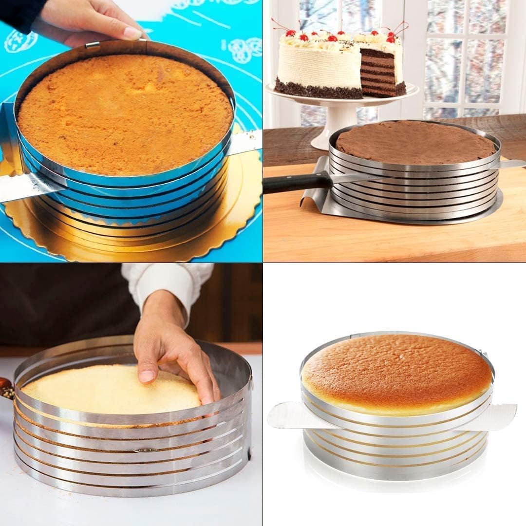 HARMONY Stainless Steel Adgustable Cake Leveler(Diameter: Max - 8" Min - 6", Thickness:85mm) - Al Kabayel Discount CentreHARMONY Stainless Steel Adgustable Cake Leveler(Diameter: Max - 8" Min - 6", Thickness:85mm)Cookware AccessoriesHARMONYAl Kabayel Discount Centre