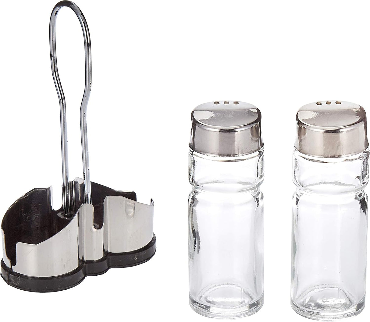Harmony Table Top 2-Piece Salt & Pepper Set with Metal Rack - Al Kabayel Discount CentreHarmony Table Top 2-Piece Salt & Pepper Set with Metal RackKitchen Utensils & GadgetsHARMONYAl Kabayel Discount Centre