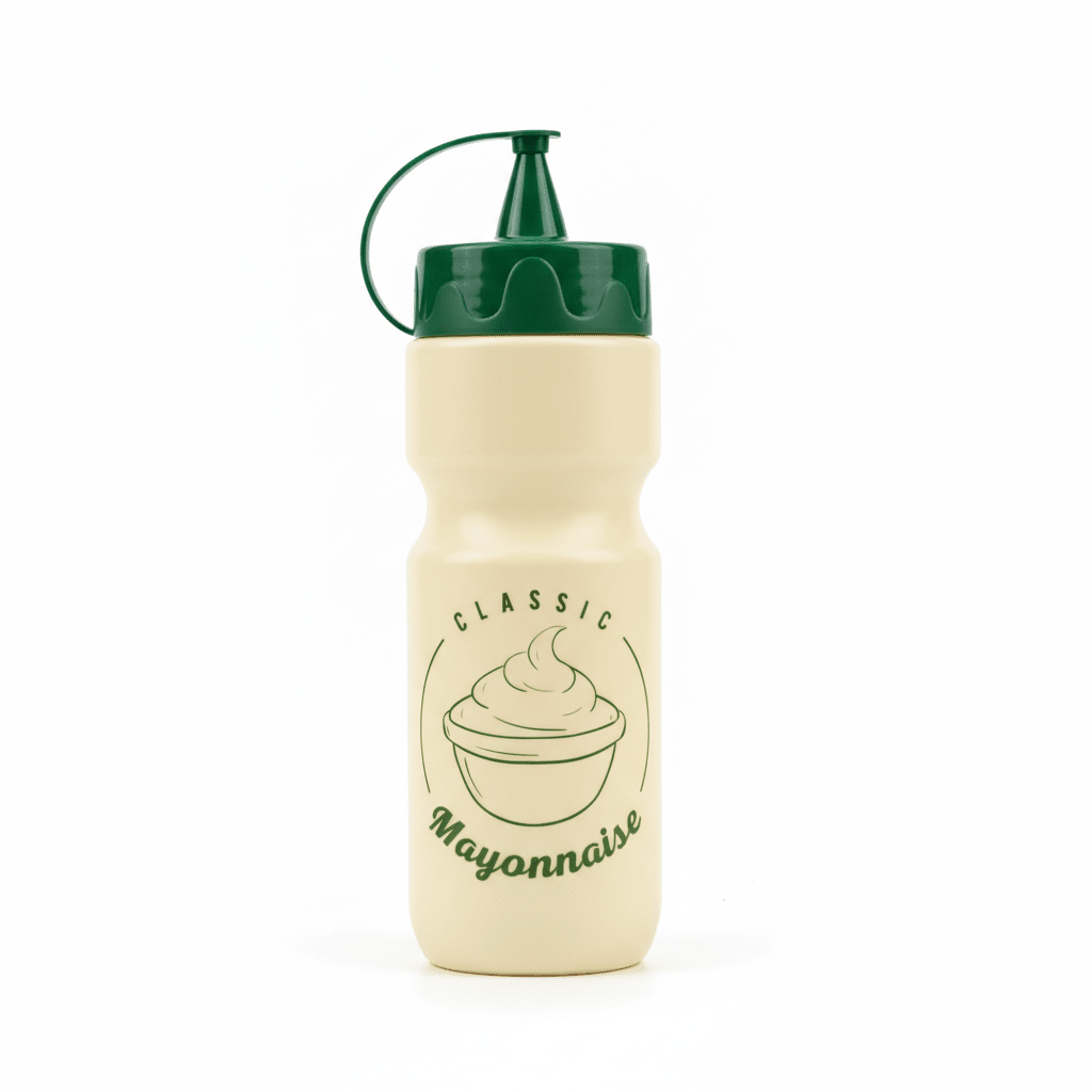 Herevin Plastic Classic Mayonnaise Dispenser Bottle Squeeze Bottle for Mayo, Sauces, and Condiments - 660ml - Cream Body With Green Cap - Al Kabayel Discount CentreHerevin Plastic Classic Mayonnaise Dispenser Bottle Squeeze Bottle for Mayo, Sauces, and Condiments - 660ml - Cream Body With Green CapKitchen Utensils & GadgetsHEREVINAl Kabayel Discount Centre