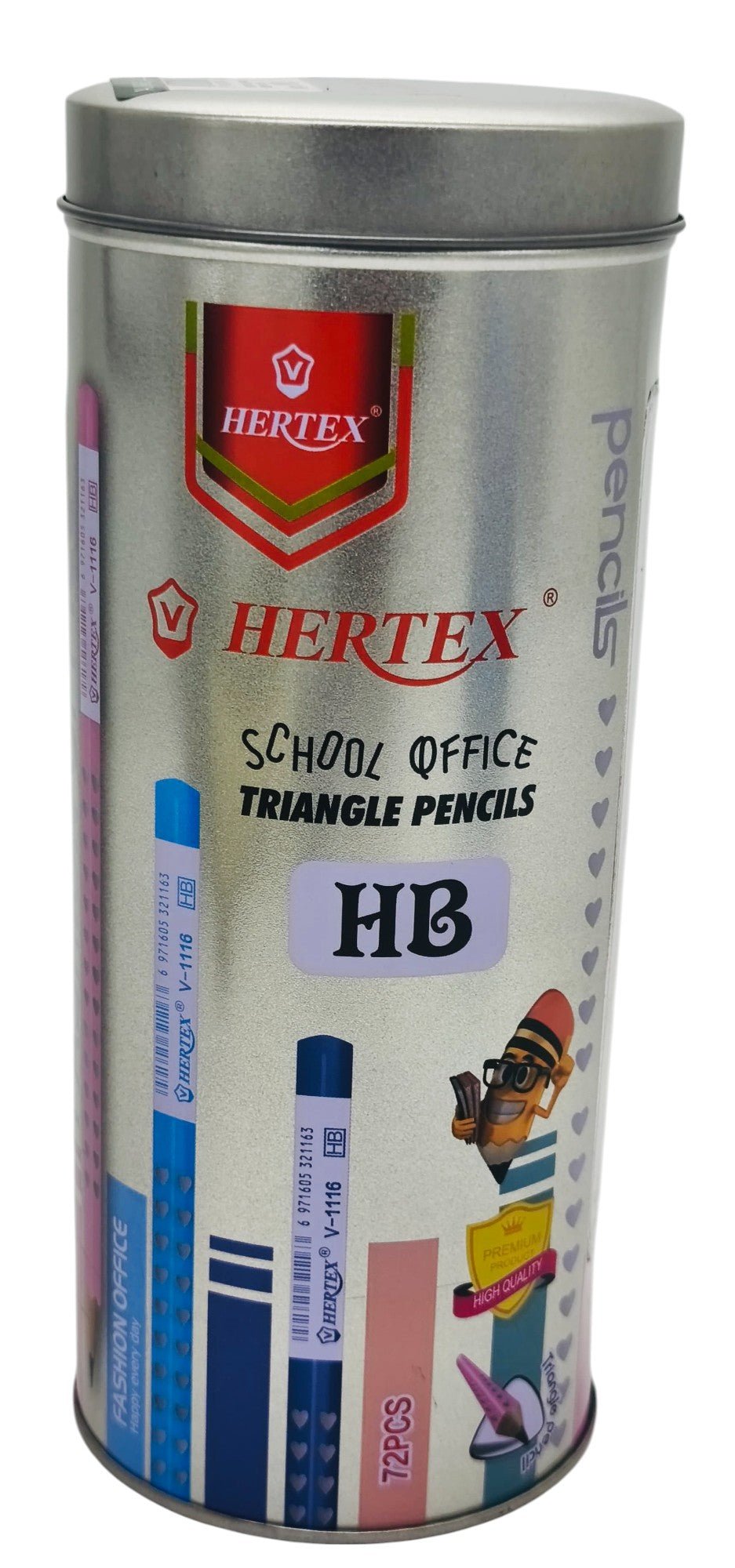 HERTEX 72pcs School Office HB Triangle Pencils - Al Kabayel Discount CentreHERTEX 72pcs School Office HB Triangle PencilsPens, Pencils & MarkersHERTEXAl Kabayel Discount Centre